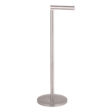 WENKO 22985100 - Toilet paper holder 21 x 55 cm, stainless steel/silver