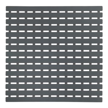 WENKO 23125100-ARINOS shower mat 54x54 cm grey/grey