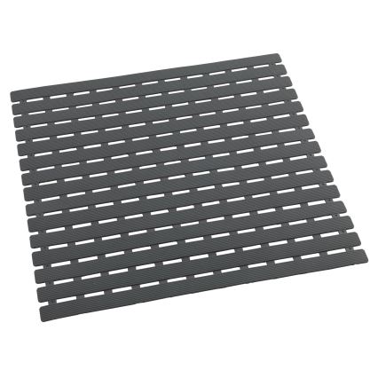 WENKO 23125100-ARINOS shower mat 54x54 cm grey/grey