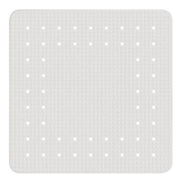 WENKO 23135100-Shower Mat MIRASOL 54x54 cm White