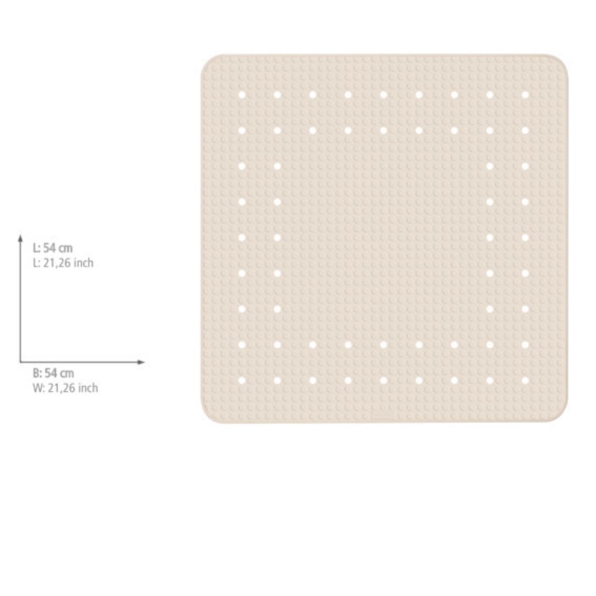 WENKO 23139100-MIRASOL Mat 54x54 cm beige