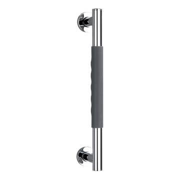 WENKO 23284100-Grab Bar SECURA 40.5 x 9 cm stainless steel/anthracite/polished chrome