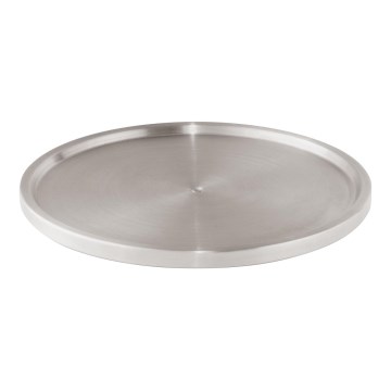 WENKO 2334100 - Stainless Steel Tray 26.5 x 1.5 cm, stainless/silver