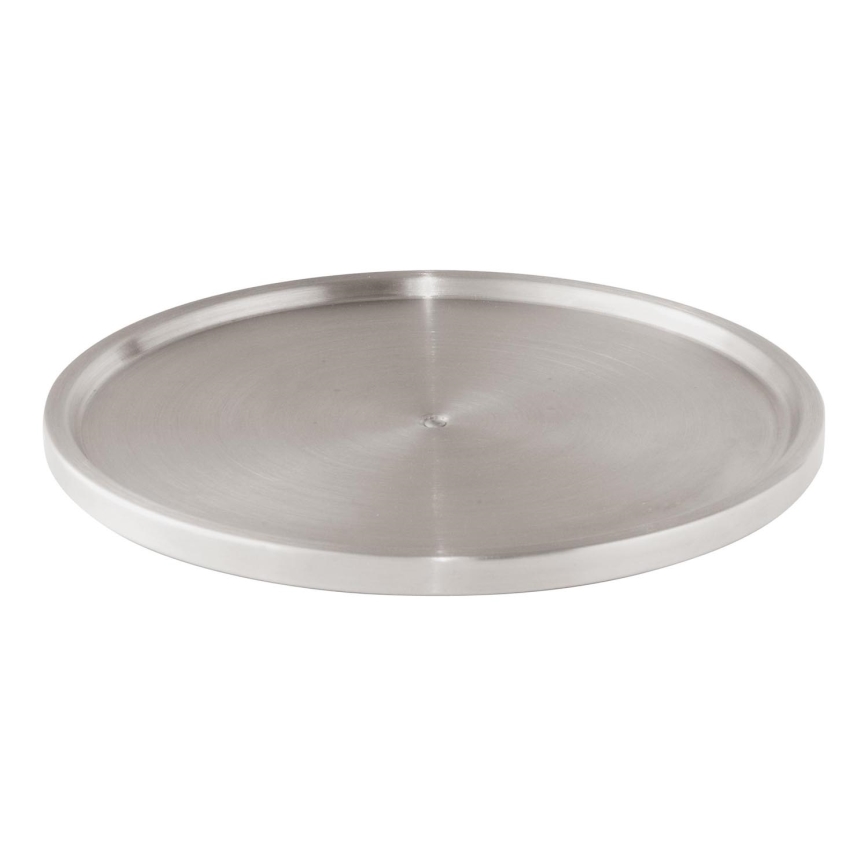 WENKO 2334100 - Stainless Steel Tray 26.5 x 1.5 cm, stainless/silver