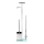 WENKO 23364100 - DEBAR Toilet Brush 21 x 70.5 cm, stainless steel/satin/white