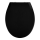 WENKO 23443100 - KOS WC Seat 44x37 cm Black