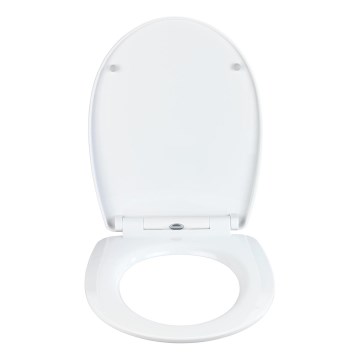 WENKO 23532100-WC Toilet Seat 300/350 KG WC Seat 36,5x45 cm Multicolored/Silver