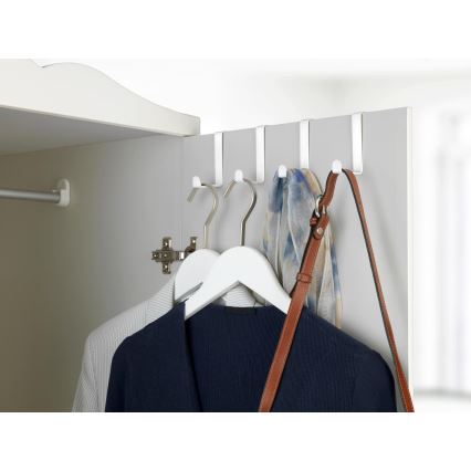WENKO 23545100 - Over-the-door hook 7.6 x 6 cm white