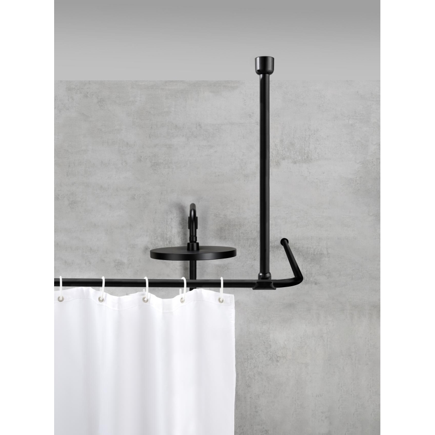 WENKO 23566100 - UNIVERSAL Ceiling Support, 57 cm, Black