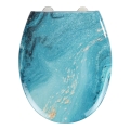 WENKO 23571100-WC toilet seat 300/350 KG 44,5x37 cm multicoloured/silver