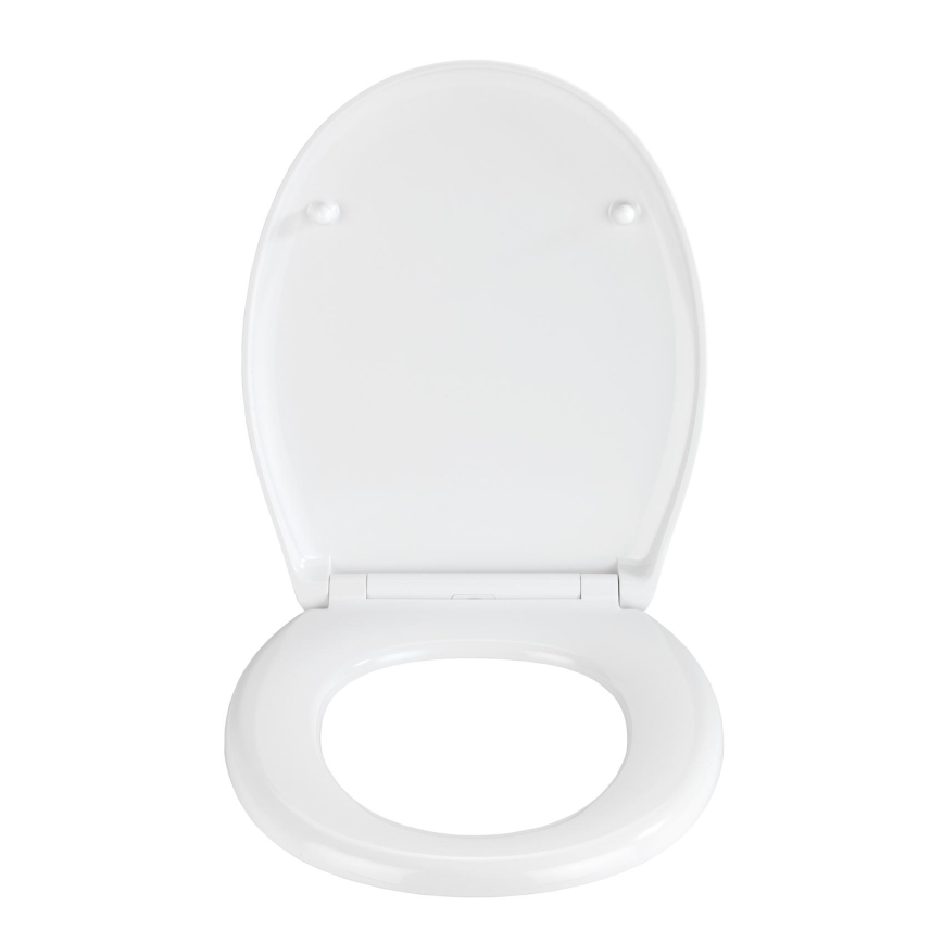WENKO 23571100-WC toilet seat 300/350 KG 44,5x37 cm multicoloured/silver