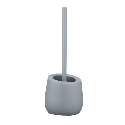 WENKO 23650100 - BADI Toilet Brush 13.5 x 38 cm, Grey