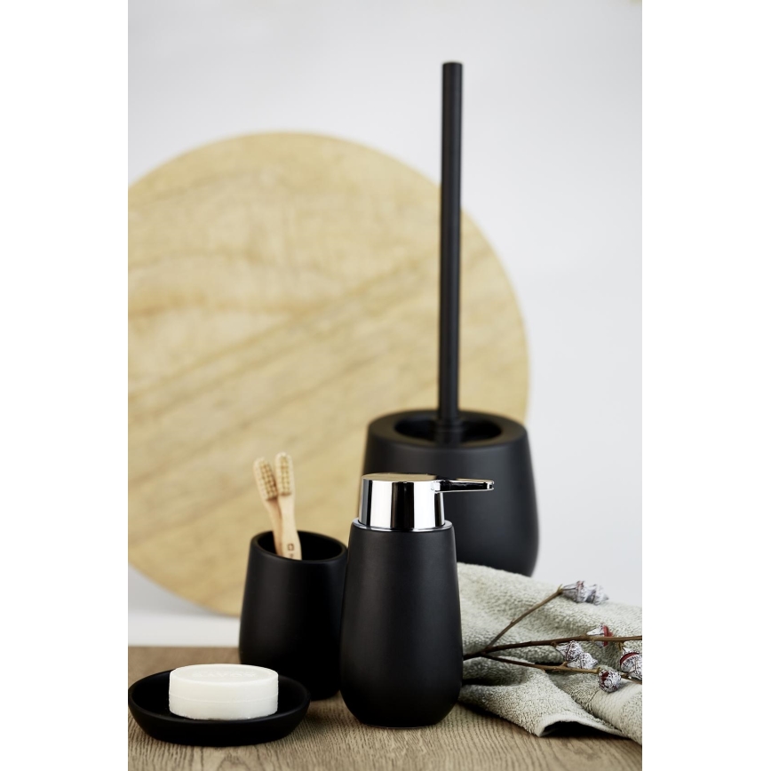 WENKO 23652800 - BADI Soap Dispenser 320 ml, Black