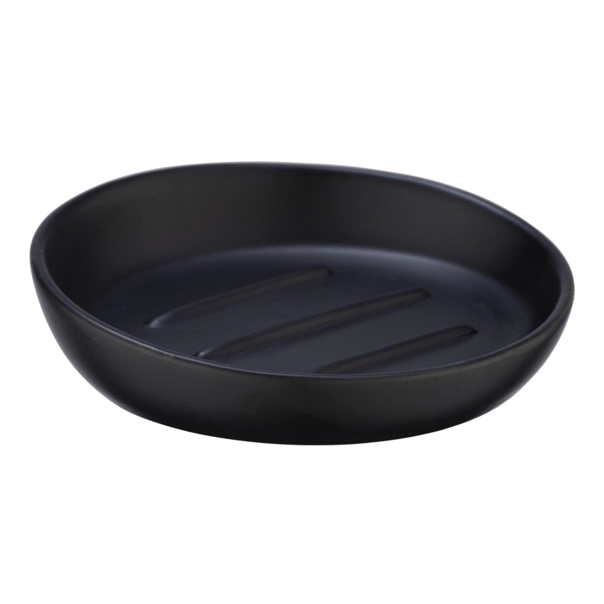 WENKO 23653100 - BADI Soap Dish 11,5x3 cm black