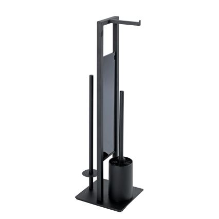 WENKO 23708100 - RIVALTA Toilet Brush 18x70 cm Black