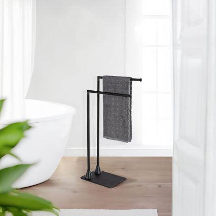 WENKO 23711100 - HELLA Towel Stand 41x79 cm, Black
