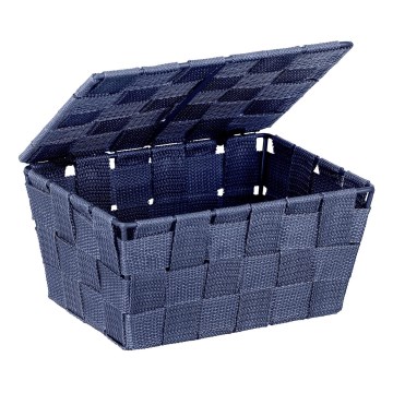 WENKO 23786100 - ADRIA Basket 19 x 14 cm, Blue