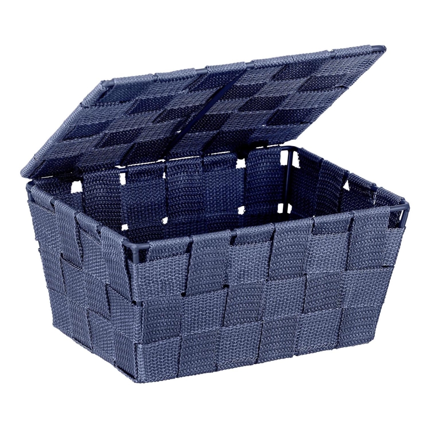 WENKO 23786100 - ADRIA Basket 19 x 14 cm, Blue