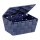 WENKO 23786100 - ADRIA Basket 19 x 14 cm, Blue