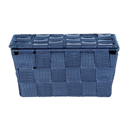 WENKO 23786100 - ADRIA Basket 19 x 14 cm, Blue