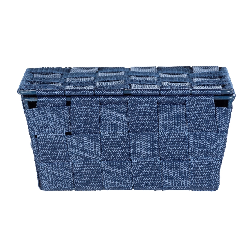 WENKO 23786100 - ADRIA Basket 19 x 14 cm, Blue