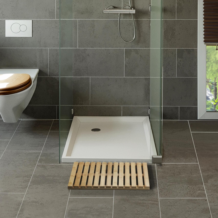 WENKO 23838100 – Brown Bath Mat 40x60 cm