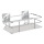 WENKO 23854800 - TURBO-LOC QUADRO ED. Shelf 24 x 14.5 cm, stainless steel / polished chrome