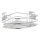WENKO 23856800 - TURBO-LOC QUADRO ED. Shelf, 27.5 x 19.3 cm, stainless steel with polished chrome finish