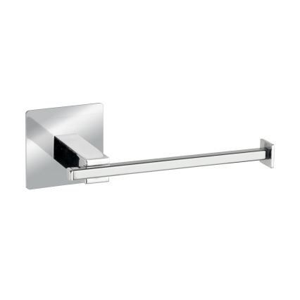 WENKO 23859800 - TURBO-LOC QUADRO ED Toilet Paper Holder, 16.5 x 6.5 cm, Stainless Steel