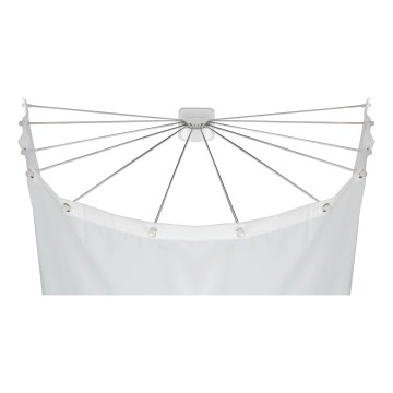 WENKO 23863100 - Shower holder 96x72 cm stainless steel/white