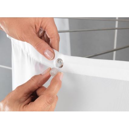 WENKO 23863100 - Shower holder 96x72 cm stainless steel/white