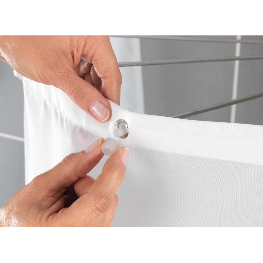 WENKO 23863100 - Shower holder 96x72 cm stainless steel/white