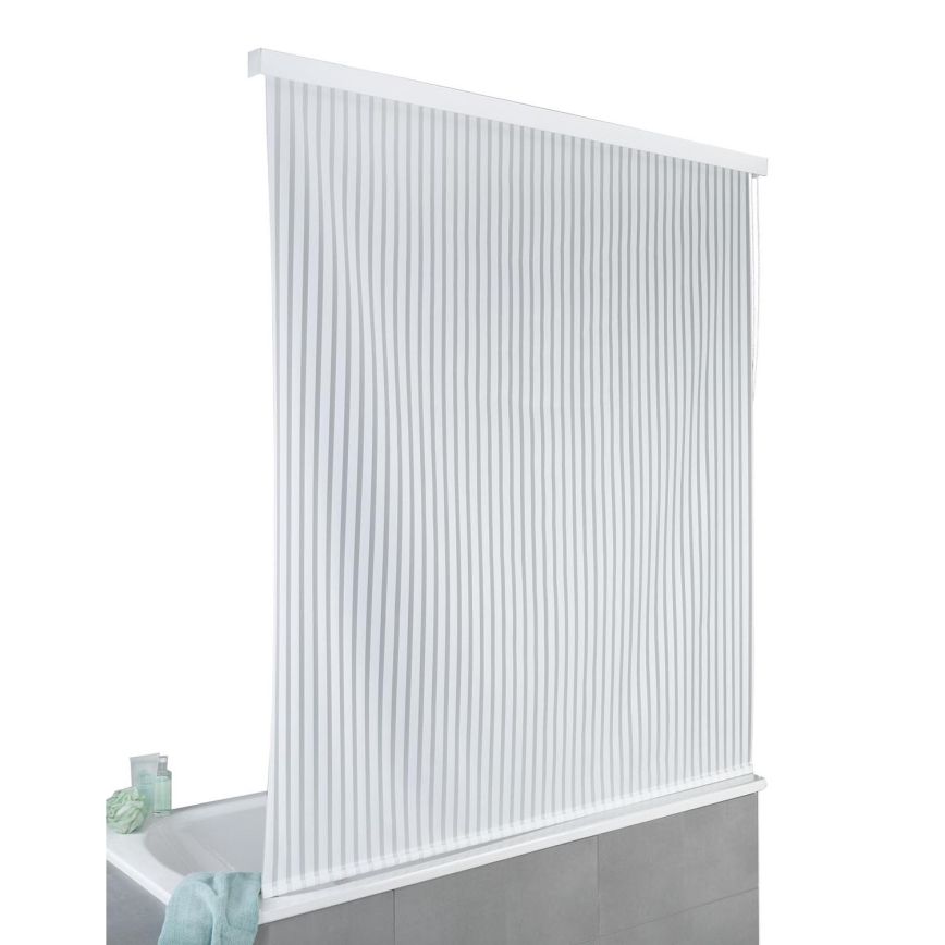 WENKO 23864100 - Shower Roller Blind 132 x 240 cm, White