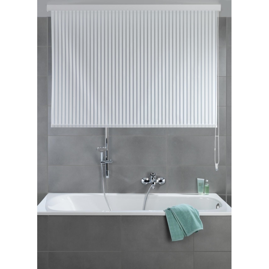 WENKO 23864100 - Shower Roller Blind 132 x 240 cm, White