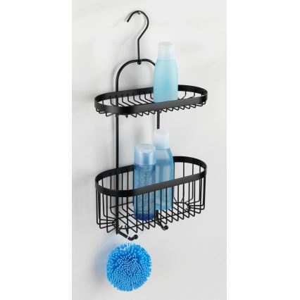 WENKO 23880100 – Shelf CLASSIC PL. SCHWARZ 26.5x47 cm black