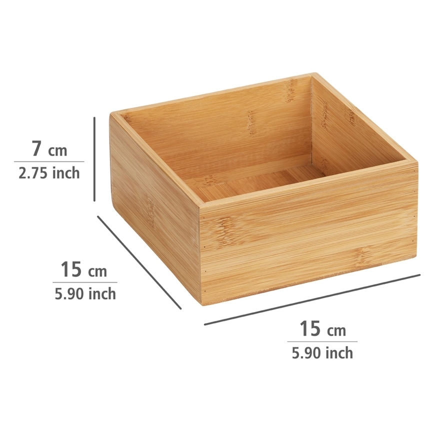 WENKO 23919100 - TERRA Tray 15 x 7 cm, Brown