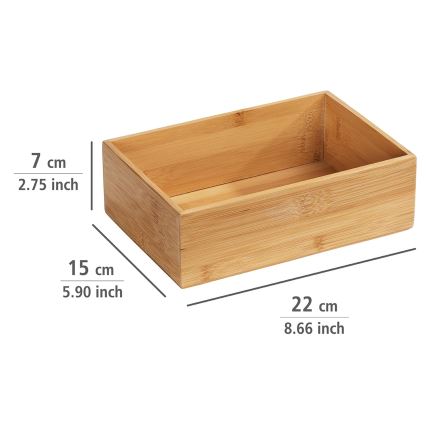 WENKO 23920100 - TERRA Tray 22 x 15 cm, Brown