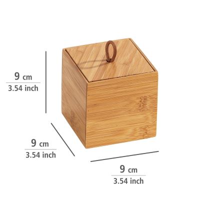 WENKO 23922100 - TERRA Box 9x9 cm Brown