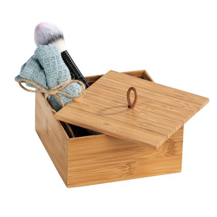 WENKO 23923100 - TERRA Storage Box 15 x 7 cm, Brown