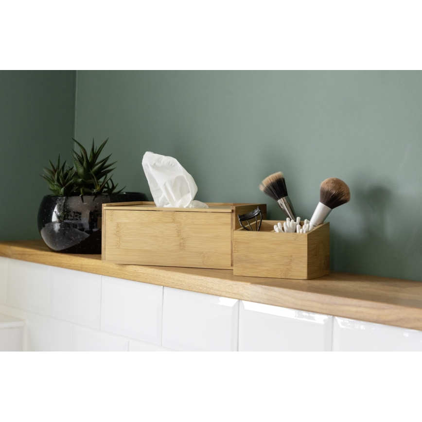 WENKO 23925100 - TERRA Tissue Box 25 x 13 cm, Brown