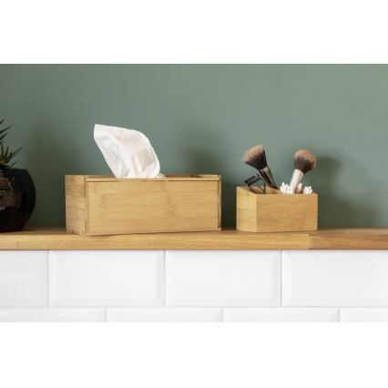 WENKO 23925100 - TERRA Tissue Box 25 x 13 cm, Brown