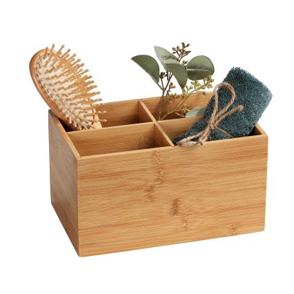 WENKO 23926100 - TERRA Storage Box 22 x 14 cm, brown
