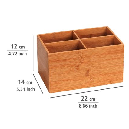 WENKO 23926100 - TERRA Storage Box 22 x 14 cm, brown