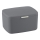 WENKO 23981100 - BARCELONA Storage Box, 19.5 x 16 cm, Anthracite/Polished Chrome