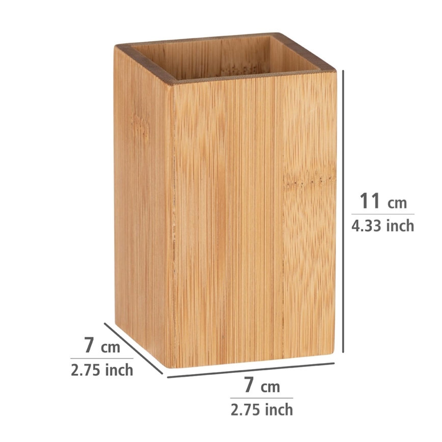 WENKO 23983100 - PADUA Tumbler 7x11 cm Brown