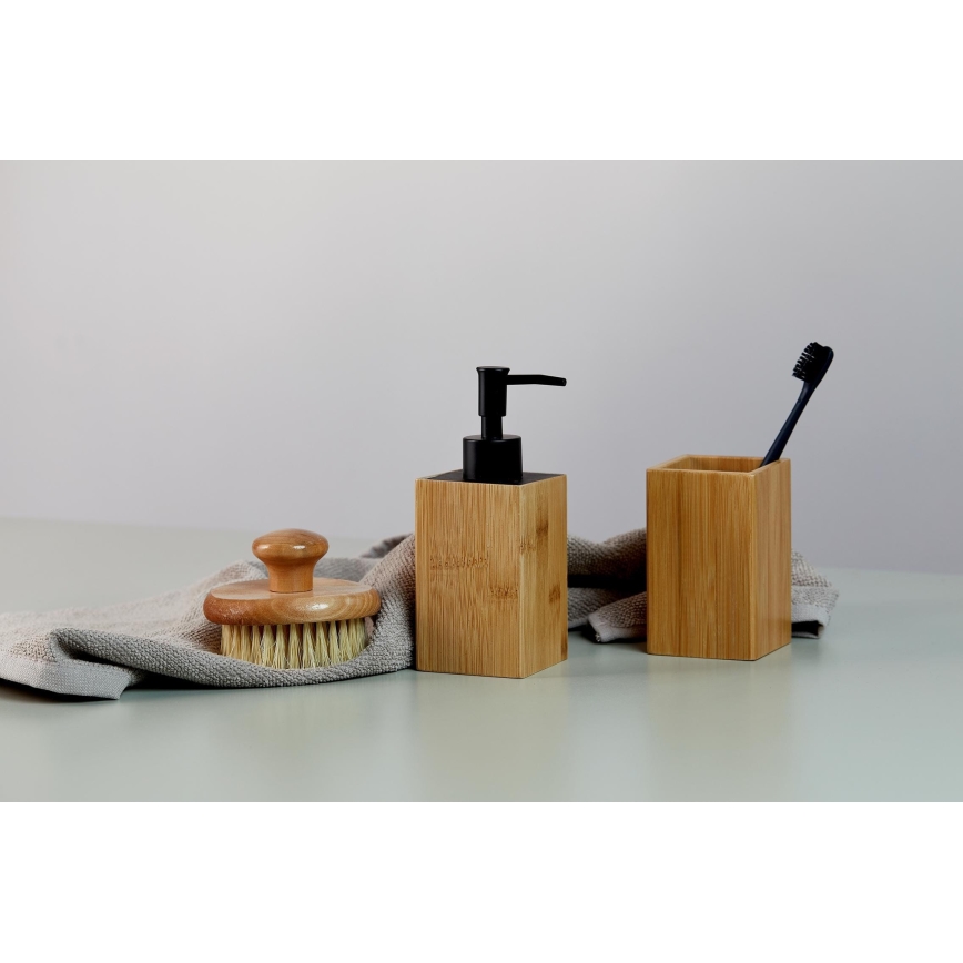 WENKO 23984100 - PADUA soap dispenser 210 ml brown/black