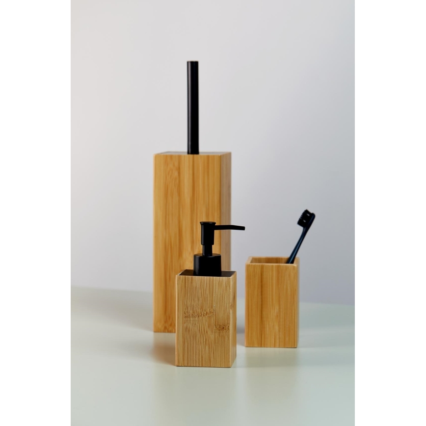 WENKO 23985100 - PADUA Toilet Brush 10x38 cm Brown/Black