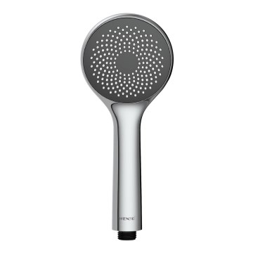 WENKO 23991100 - WATERSAVING SYSTEM Shower Head, 9.5 x 9.5 cm, Polished Chrome/Grey
