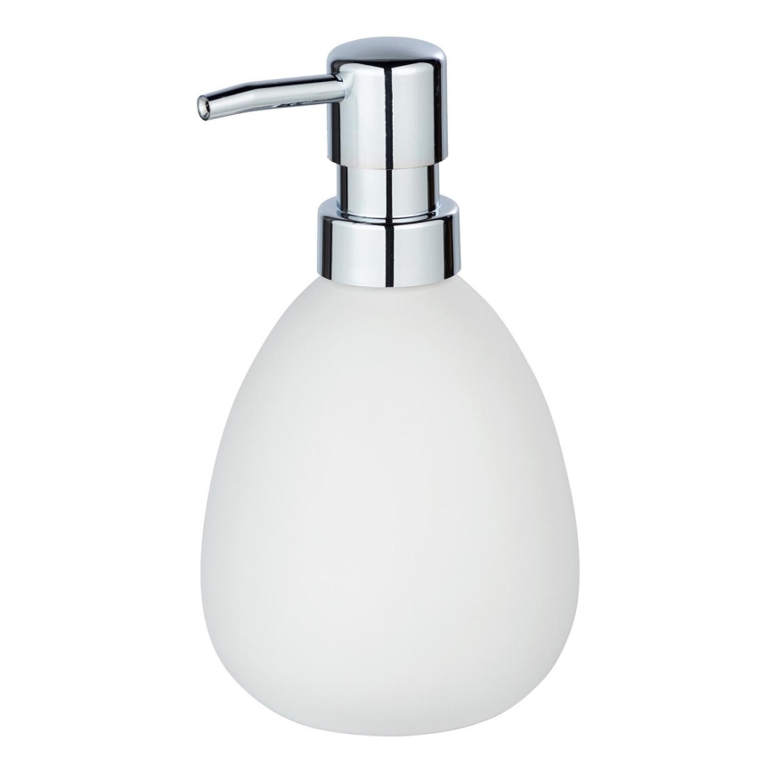 WENKO 24011100 - POLARIS 390 ml Soap Dispenser, White