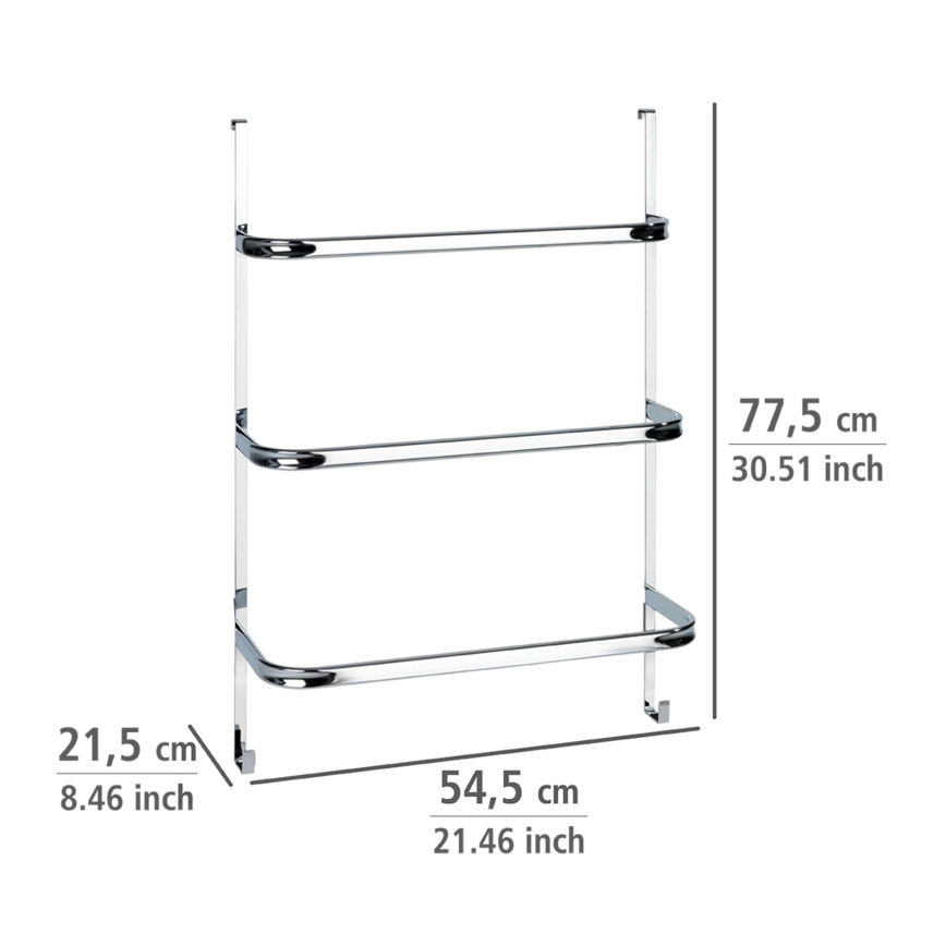WENKO 24025100 - IRPINIA Towel Rail 54,5x77,5 cm Polished Chrome